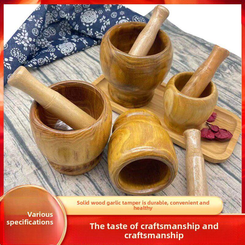 Baby Food Grinding Bowl - Piccolo mortaio e pestello in legno