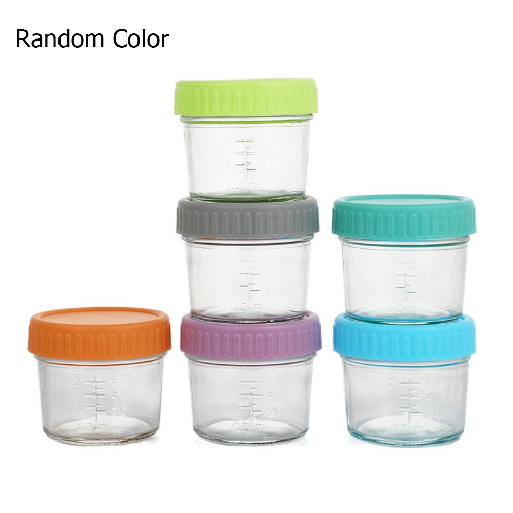 Baby Food Glass Jar - 6 pezzi multiuso in vetro per