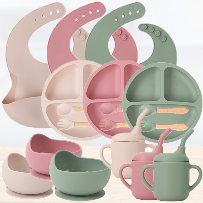 Weaning Spoon Set - Set di stoviglie in silicone per