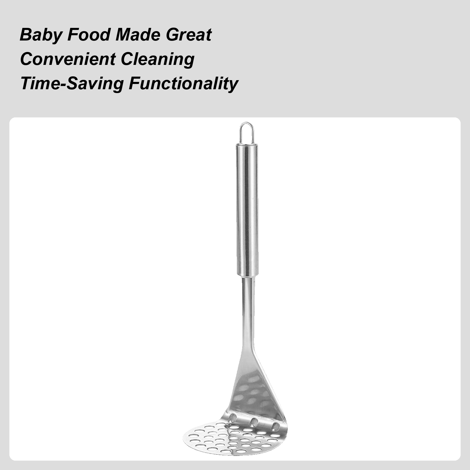 Baby Food Avocado - Schiacciapatate in metallo Strumento per schiacciare