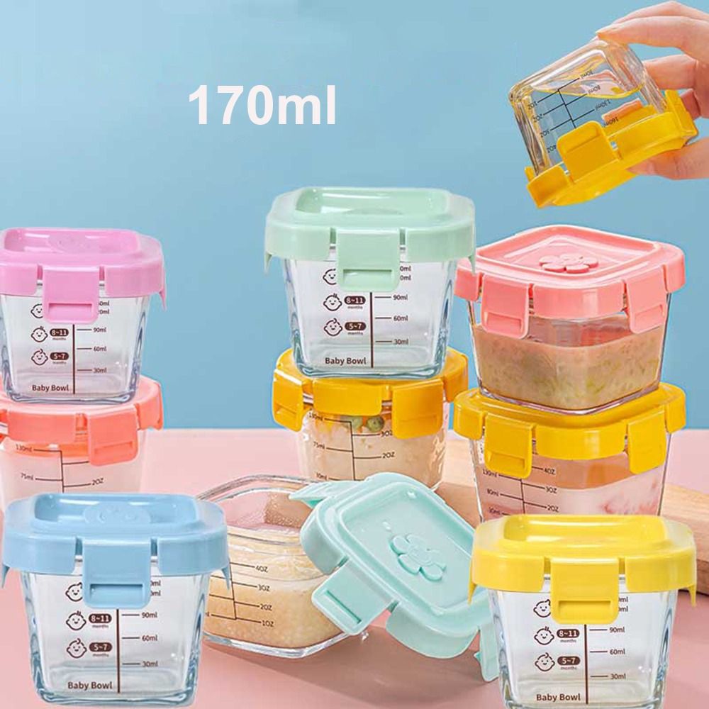 Baby Food Glass Jar - Scatola per la conservazione degli alimenti