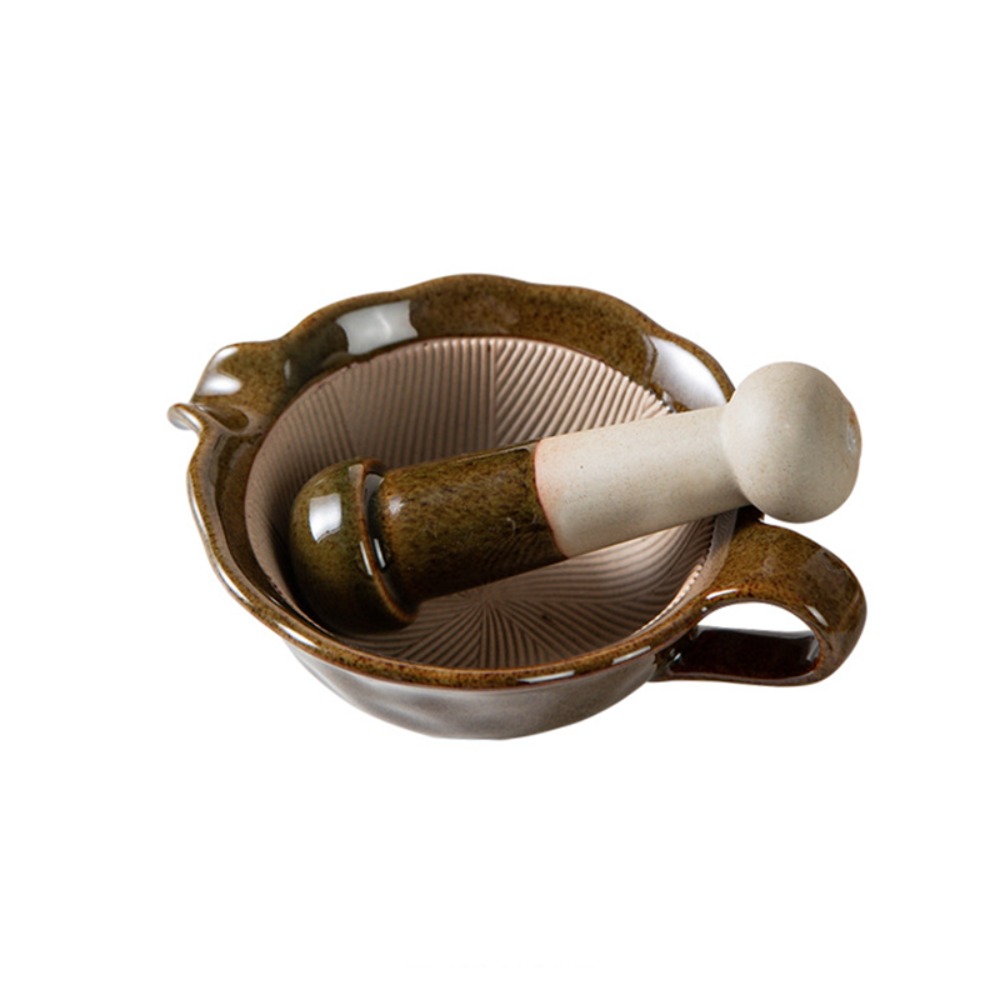 Baby Food Grinding Bowl - Ciotola in Ceramica per Macinazione Manuale