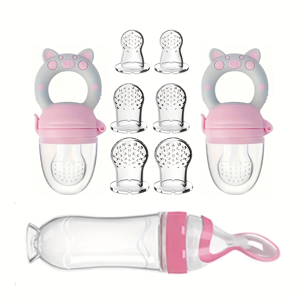 Baby Food Jars - 9 posate per l'alimentazione: 1 biberon