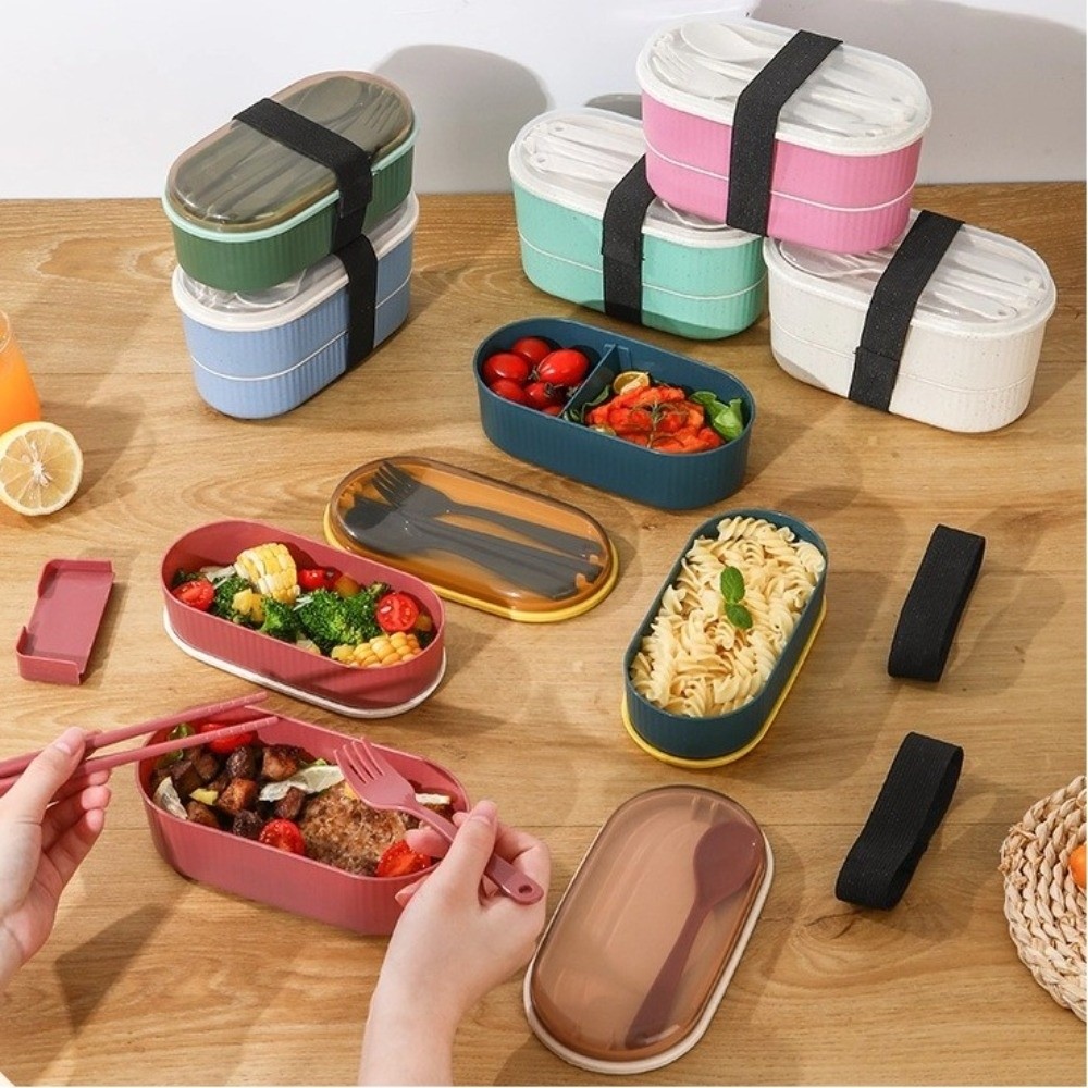 Lunch Box portatile a doppio s - Weaning Spoon Set recensione e prezzo
