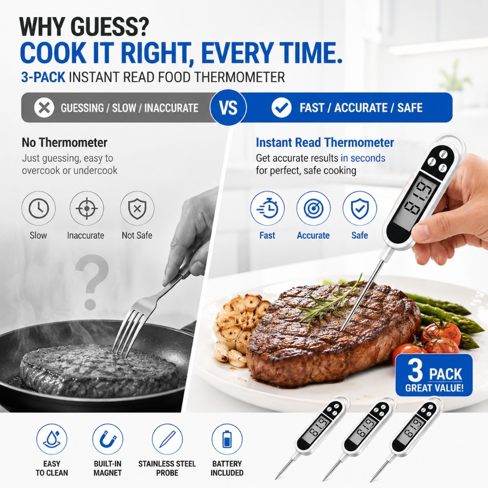 Termometro Digitale a Sonda co - Baby Food With Meat recensione e prezzo