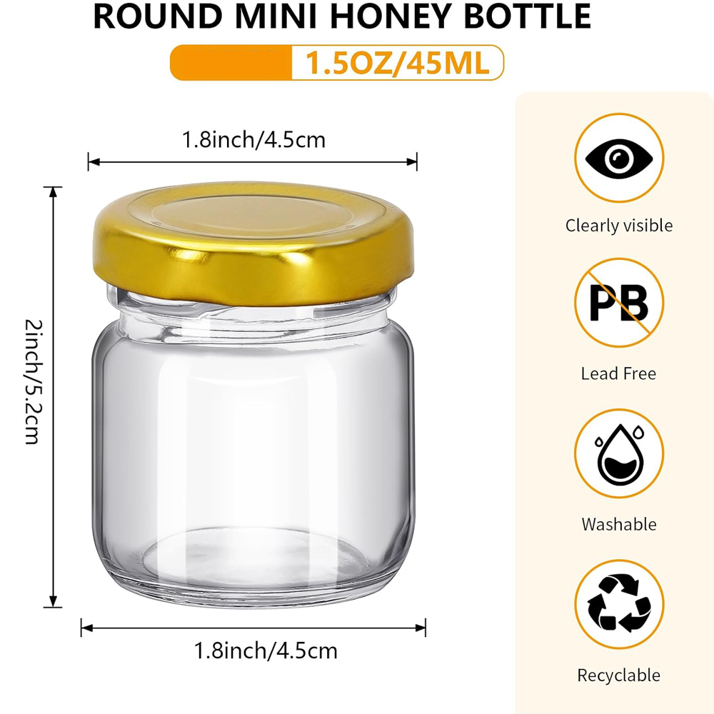 Mini barattoli rotondi traspar - Baby Food Glass Jar recensione e prezzo