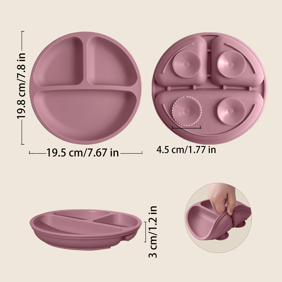 1PCS Del Bambino Ventosa Piatt - Baby Food Jars recensione e prezzo