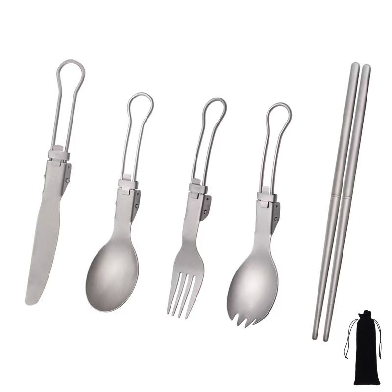 Set di Posate Pieghevoli in Ti - Weaning Spoon Set recensione e prezzo